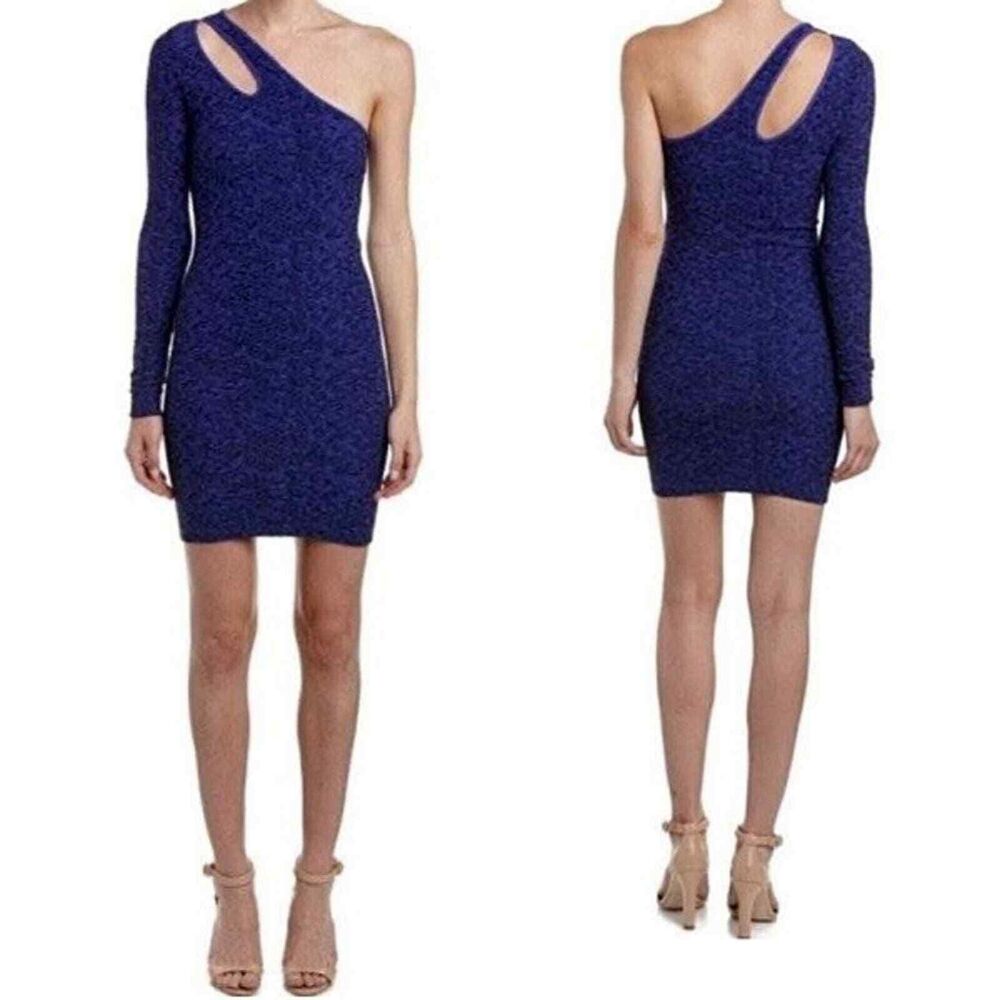 BCBGeneration Bodycon One Shoulder Cutout Dress XS